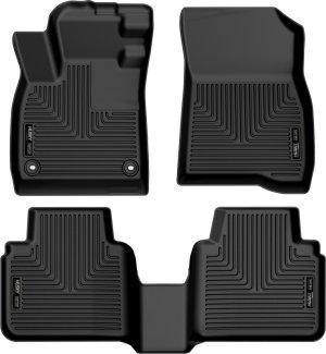 Honda Accord Floor Liners - Front + Rear - Husky Liners - WeatherBeater - Black - 2023+